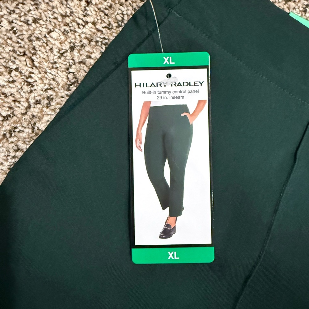 Hilary Radley Woman’s Dark Green Dress Pants - Picture 2 of 6